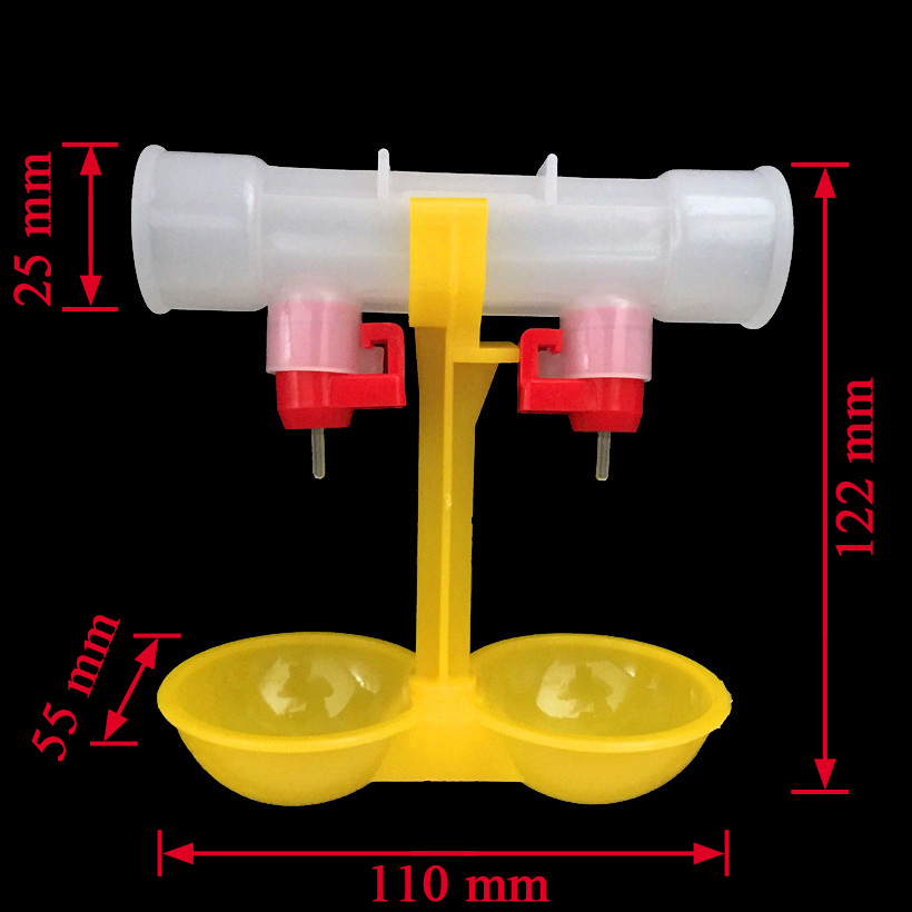 Chicken waterer double nipple  - Chicken Nipple Drinker 评论和价格
