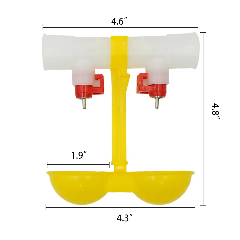 5/10/20Pcs Chicken Double Head - Chicken Nipple Drinker 评论和价格