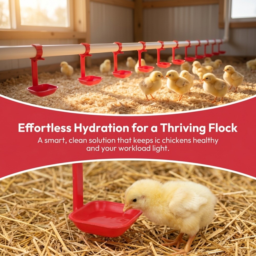 20Pcs Easy Installation Plasti - Chicken Nipple Drinker 评论和价格